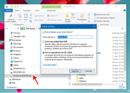 Programa para grabar cd en windows 10