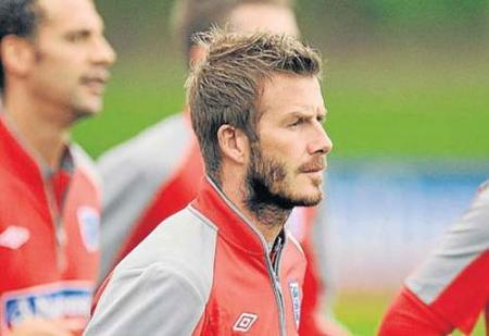 ¡David Beckham, con barbita está tremendo!