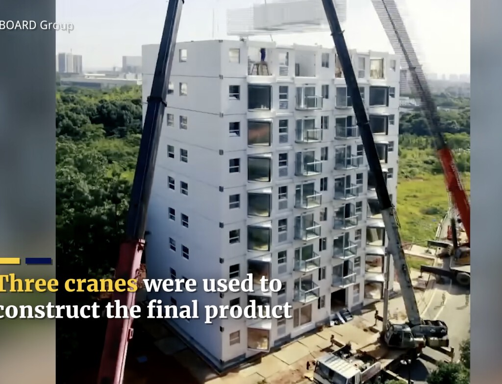 China le ha enseñado al mundo cómo construir un edificio en modo turbo: 10 plantas en poco más de 24 horas