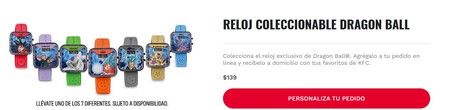 Dragon Ball Super Kfc Mexico Precio