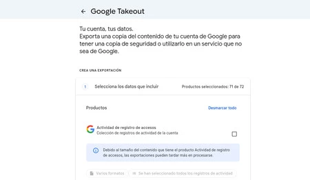 Google Takeout