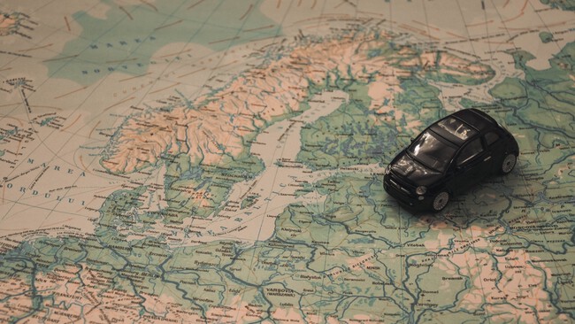 Coche Y Mapa