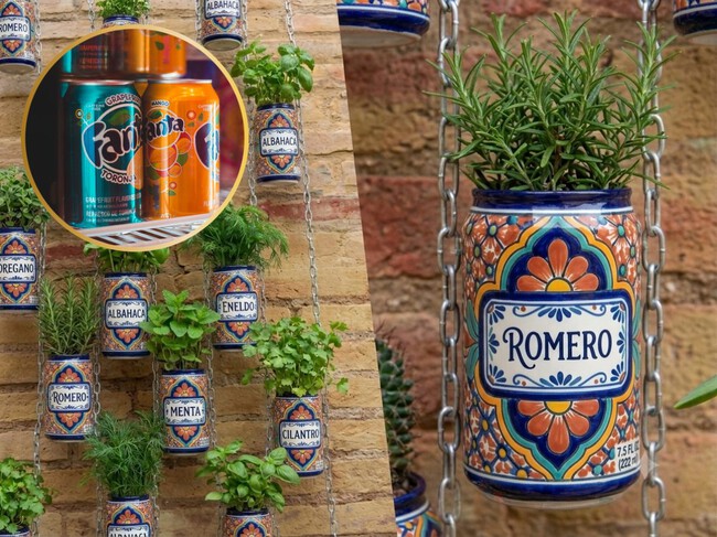 3 ideas para aprovechar las latas de refresco y decorar tu hogar: