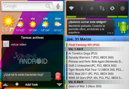 Widgets