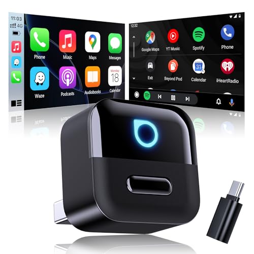 OTTOCAST Mini Pico 2026 Adaptador Inalámbrico CarPlay y Android Auto