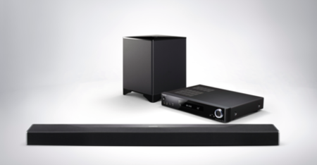 Onkyo LS7200, una barra de sonido en tres módulos compatible con Dolby Atmos y DTS:X