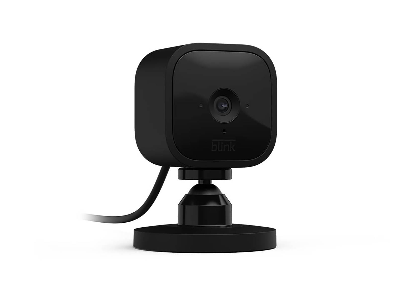 Blink Mini | Cámara de seguridad inteligente compacta, interior, cableada, vídeo HD 1080p, detección de movimiento, audio bidireccional, fácil de configurar, compatible con Alexa | 1 cámara (negro)