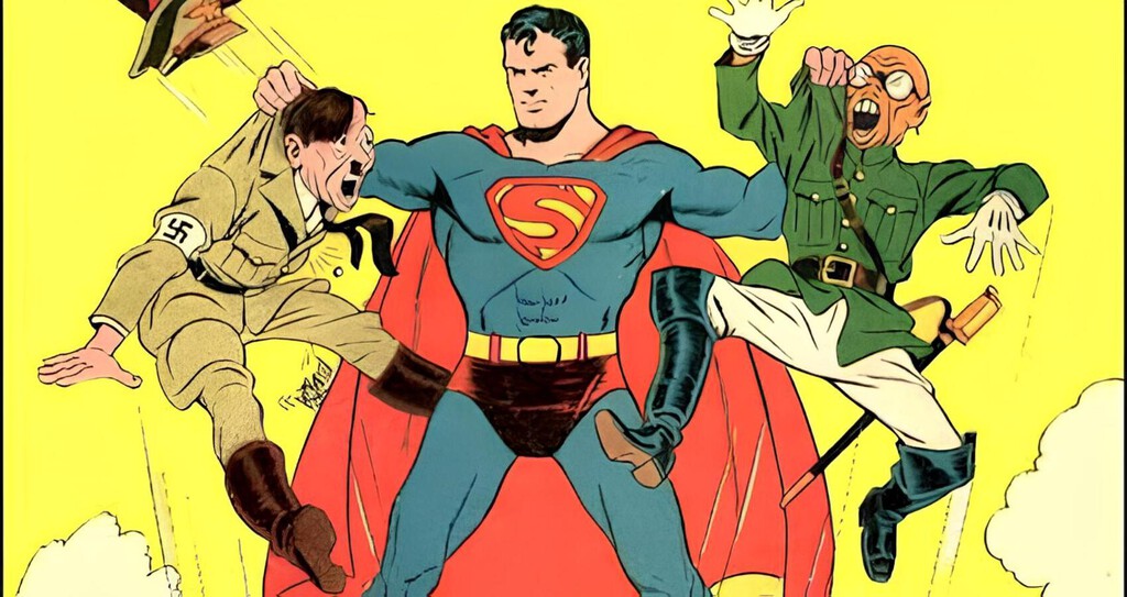 Cuando Superman terminó la Segunda Guerra Mundial y las SS de la Alemania nazi contestaron con una lluvia de barrabasadas 