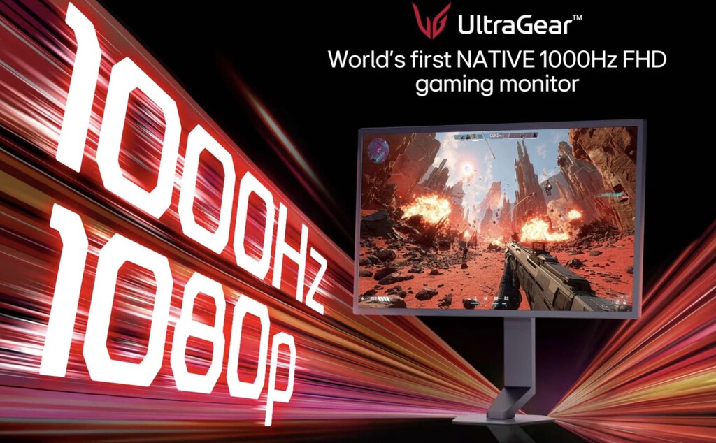 ¿Hasta cuántos Hz van a llegar los monitores? LG tiene una salvaje y nueva respuesta: 1000 Hz