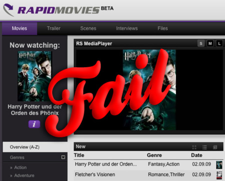 Rapidmovies, una broma de mal gusto de Rapidshare