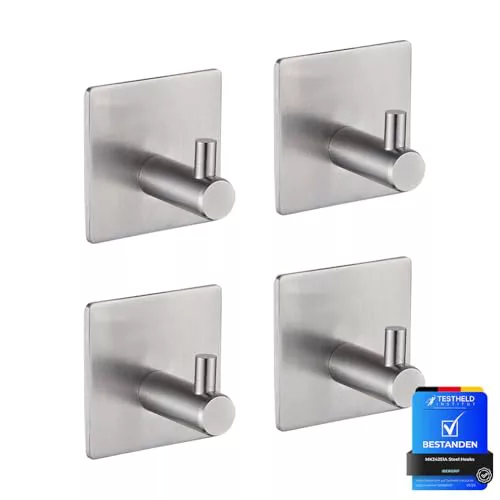 Ibergrif MK34251A, Ganchos Acero, pack de 4