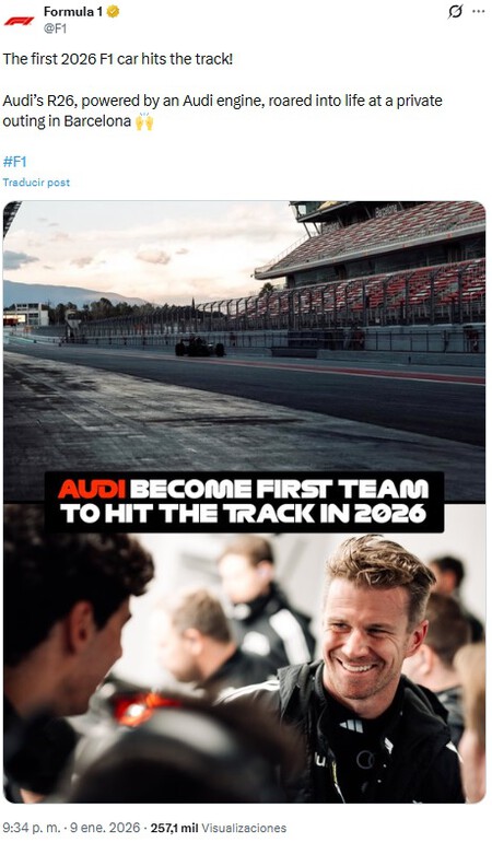 Audi Barcelona F1 2026