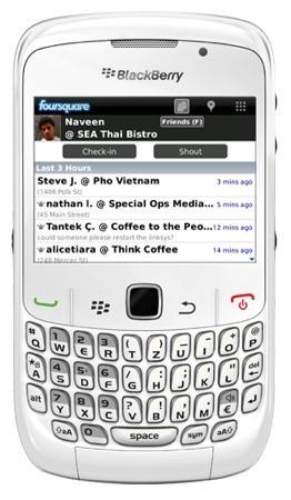 Foursquare 1.5 para BlackBerry ya disponible