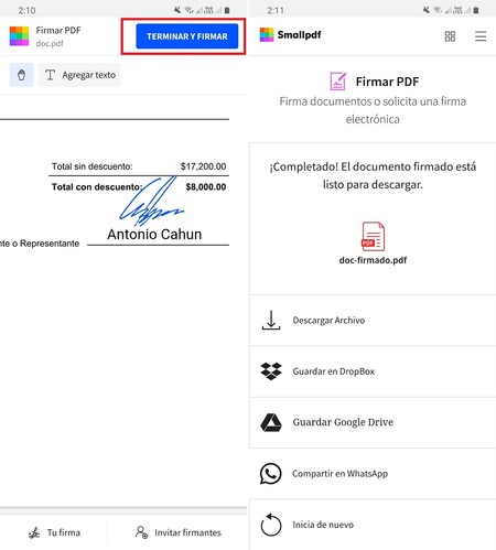 Cómo firmar documentos electrónicamente digitalmente archivos Word PDF