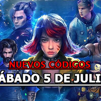 Free Fire MAX, códigos gratuitos para el Sábado 5 de julio 