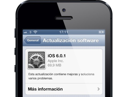 Apple lanza iOS 6.0.1