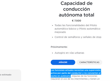 Tesla prometió hace 5 años un Autopilot de conducción autónoma nivel 5 y hay clientes dispuestos a demandar