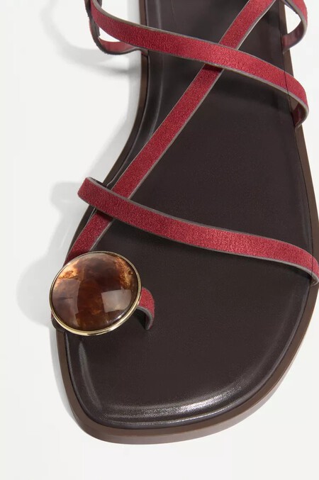 Sandalias Planas Joya Bonitas Elegantes Comodas Egipcias Baratas Lefties Lujosas