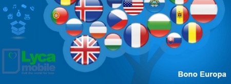 Habla desde España con Europa sin límites con el nuevo bono Europa de Lycamobile