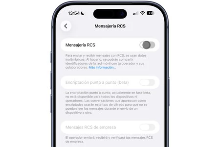Desactivar Rcs