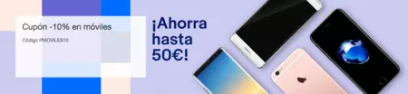 Nuevo cupón de descuento para smartphones en eBay con el que ahorras un 10%