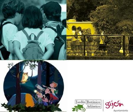 Aventura nocturna en el Botánico de Gijón