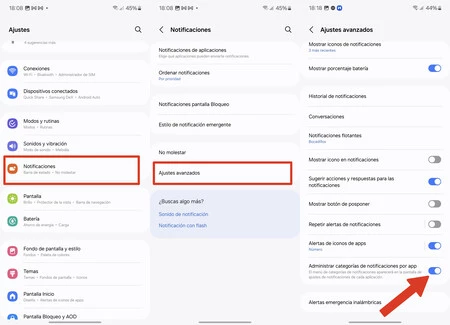 画像通知 One UI 6.1 2