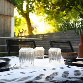Mañana, miércoles 5 de agosto, llegan a Aldi los manteles antimanchas perfectos para la mesa del jardín y costarán menos de 9 euros 