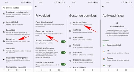 各権限にアクセスするアプリを見つけて、そこから管理します