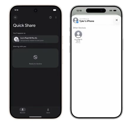 Quick Share Y Airdrop
