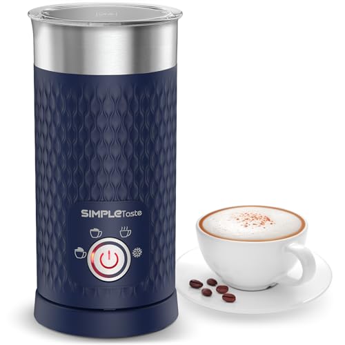 SIMPLETaste Espumador de leche, vaporizador eléctrico 4 en 1