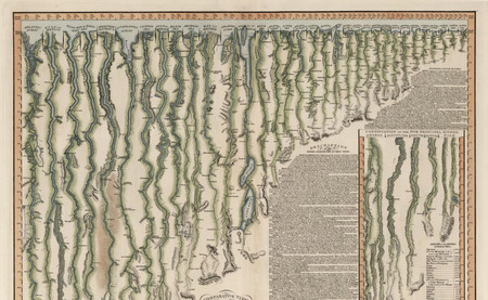 La longitud de los ríos más largos del planeta, comparada en esta fantástica ilustración de 1817