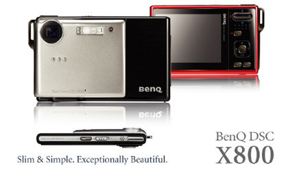 BenQ X800, la compacta más delgada del mundo