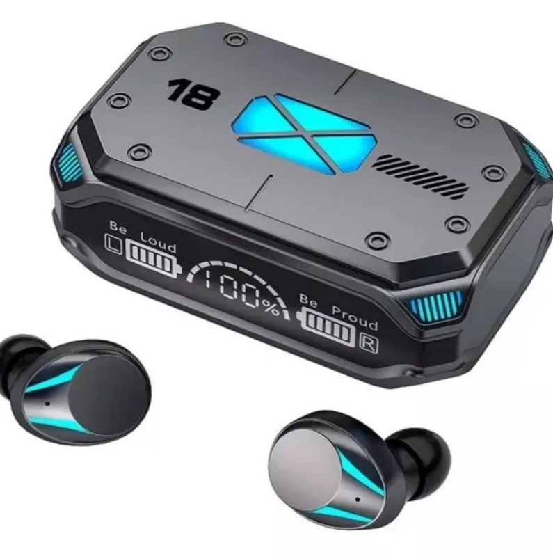 Audífonos In-ear Bluetooth 5.3 Keluona M41 Auriculares Inalámbricos Color Gris