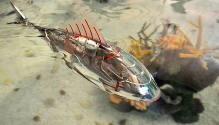Un vistazo a la pecera del futuro. O más bien a los peces robot que las ocuparán