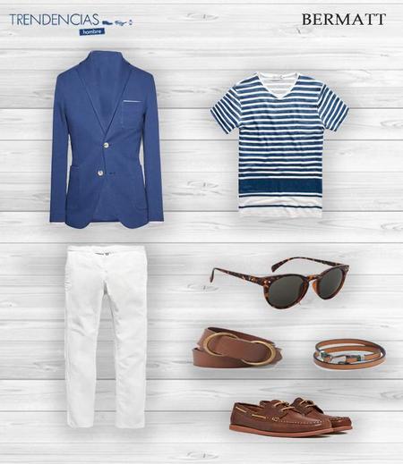 El Armario de Trendencias Hombre. El navy invade el verano de la mano de HEbyMango