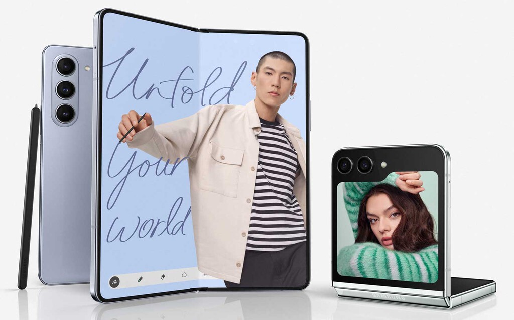 Duelo a muerte de plegables en Samsung: los Samsung Galaxy Z Fold5 y Samsung Galaxy Z Flip5 contra la generación anterior 