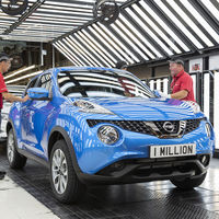 El Nissan Juke supera el millón de unidades producidas en la factoría de Sunderland, Inglaterra