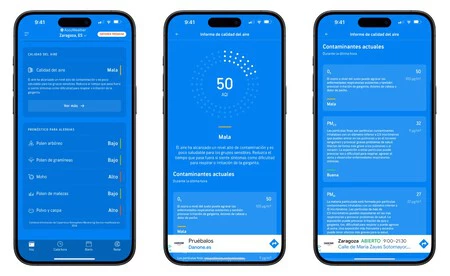 AccuWeather アプリの大気質の詳細