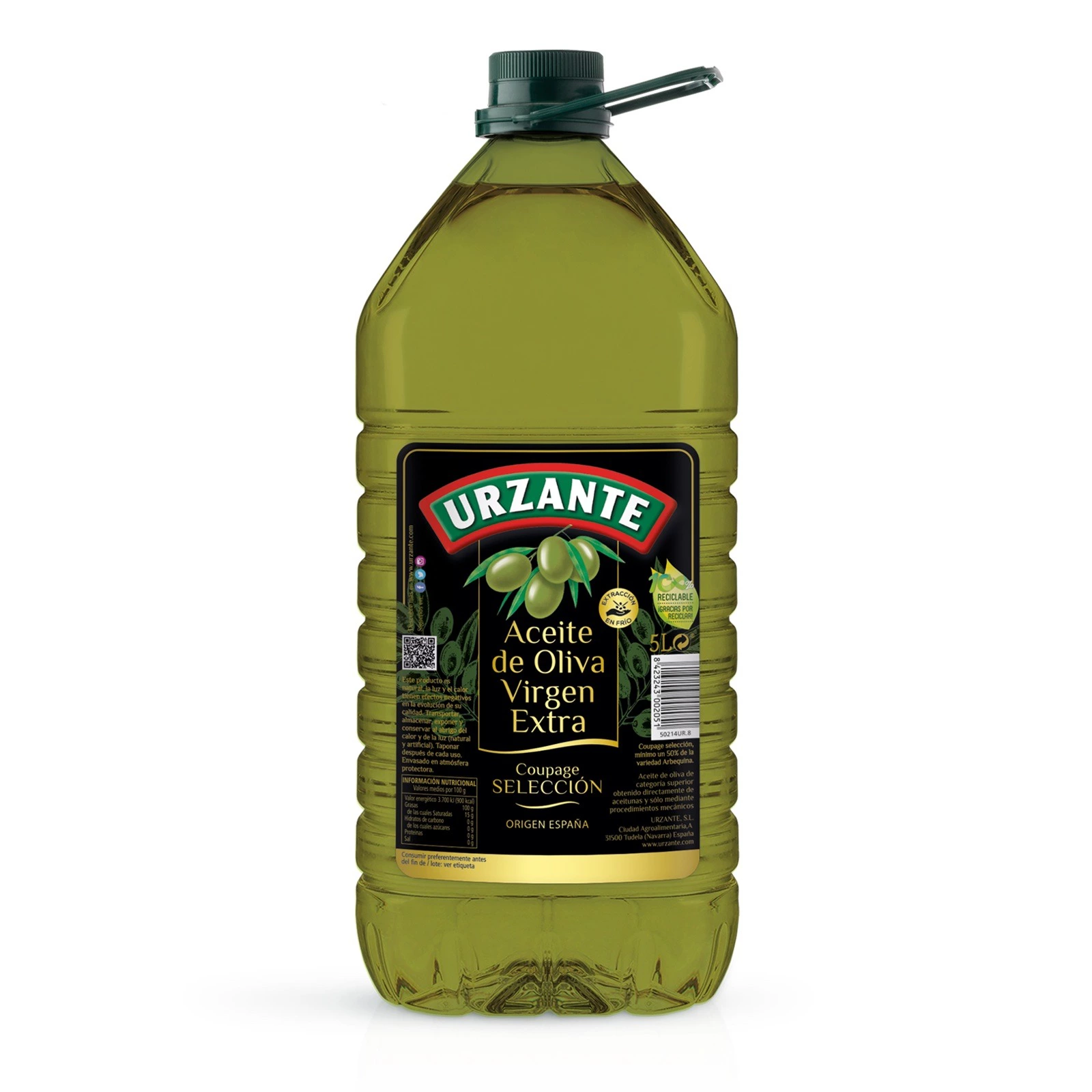 Aceite Virgen Extra Urzante Coupage Selección 5 litros