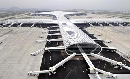 El nuevo aeropuerto internacional de Shenzhen, China