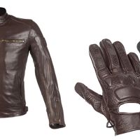 Para los más cool, conjunto de chaqueta y guantes By- CiTy para ir ideal y en verano