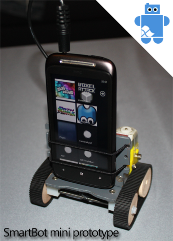 Smartbot Mini: Un robot que funciona con Windows Phone 7