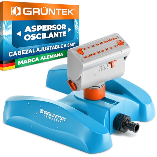 GRÜNTEK Aspersor de Riego Césped Ajustable 360°