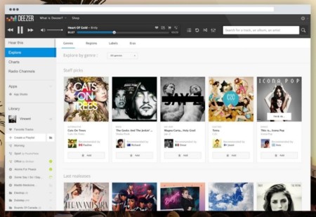 Deezer enriquece sus herramientas para descubrir canciones y lanza una aplicación oficial para OS X