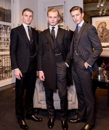La Purple Label Ralph Lauren inspirada en un cierto clasicismo, muy a lo Savile Row