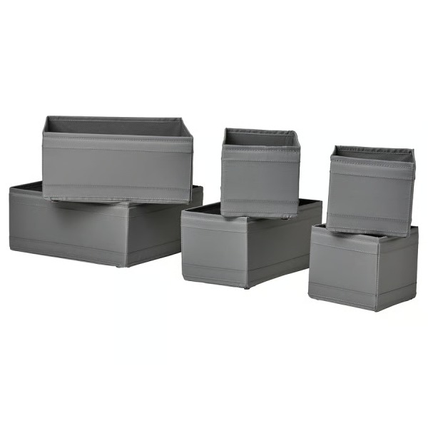 SKUBB Juego de 6 cajas