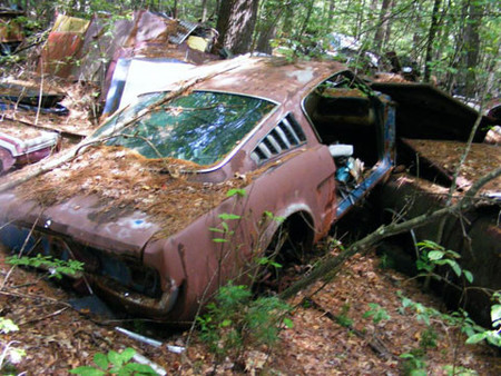 Coches abandonados en Rhode Island