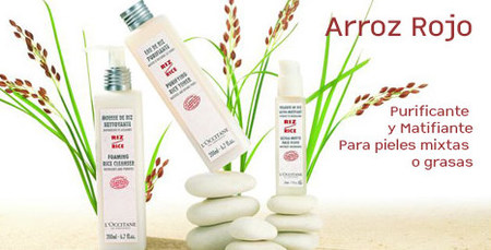 La nueva linea de Arroz Rojo de L'Occitane, pieles mixtas y grasas