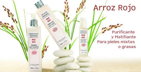 La nueva linea de Arroz Rojo de L'Occitane, pieles mixtas y grasas
